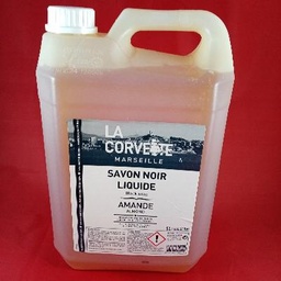 Savon noir à l'Amande en bidon de 5L