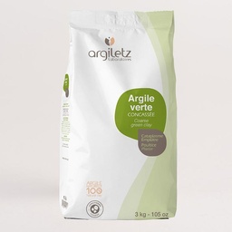 Argile Verte granulée ou concassée (sac de 3kg)